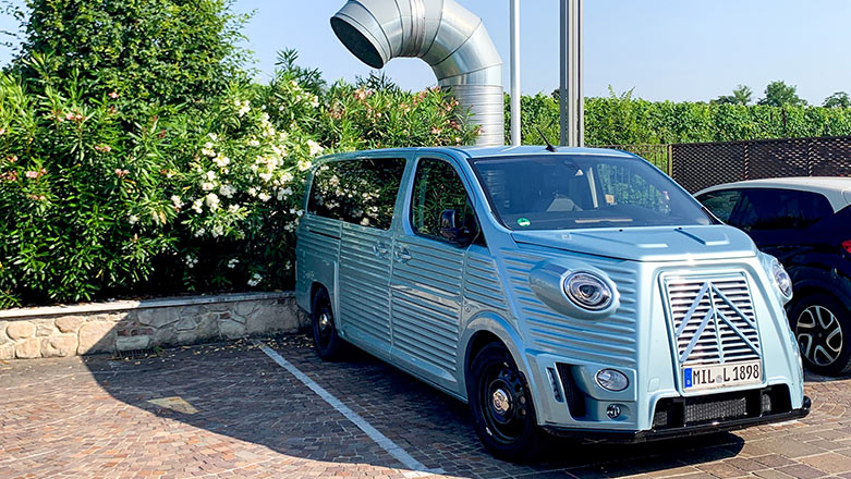 Parkplatz bei "The Ziba Hotel & Spa" am Lago die Garda